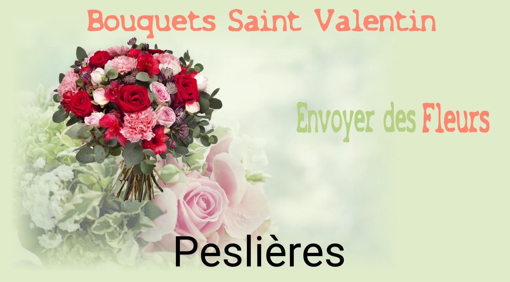 Roses de Saint-Valentin livrées à Peslières